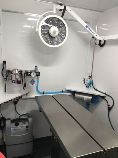 Mobile Vet Clinic Interior